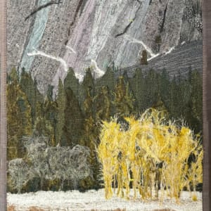Fiber Art: Yosemite Snow Dusting by Lori Nelson