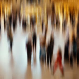 Chaos in Motion, Grand Central Terminal -Now Showing in the Arbor Gallery Abstracts Exhibit